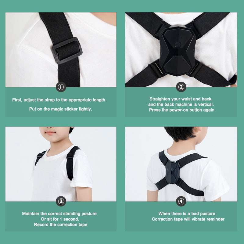 Smart Posture Corrector — Vibration & Voice Coach, 21 Day
