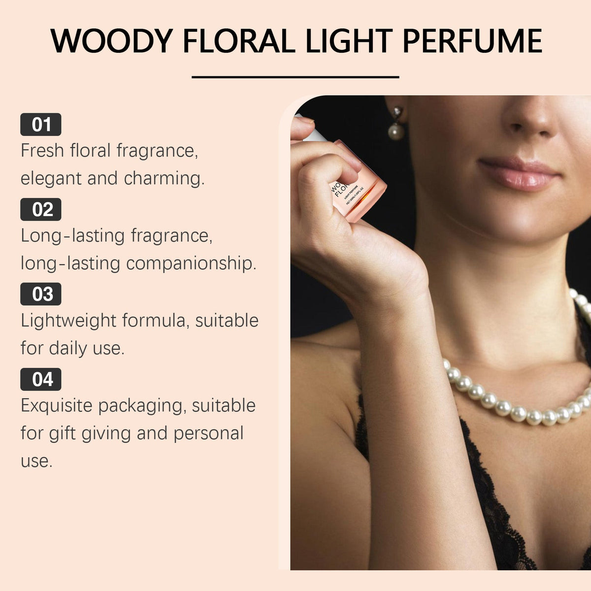 Woody Floral Eau de Toilette for Fresh, Lasting Wear