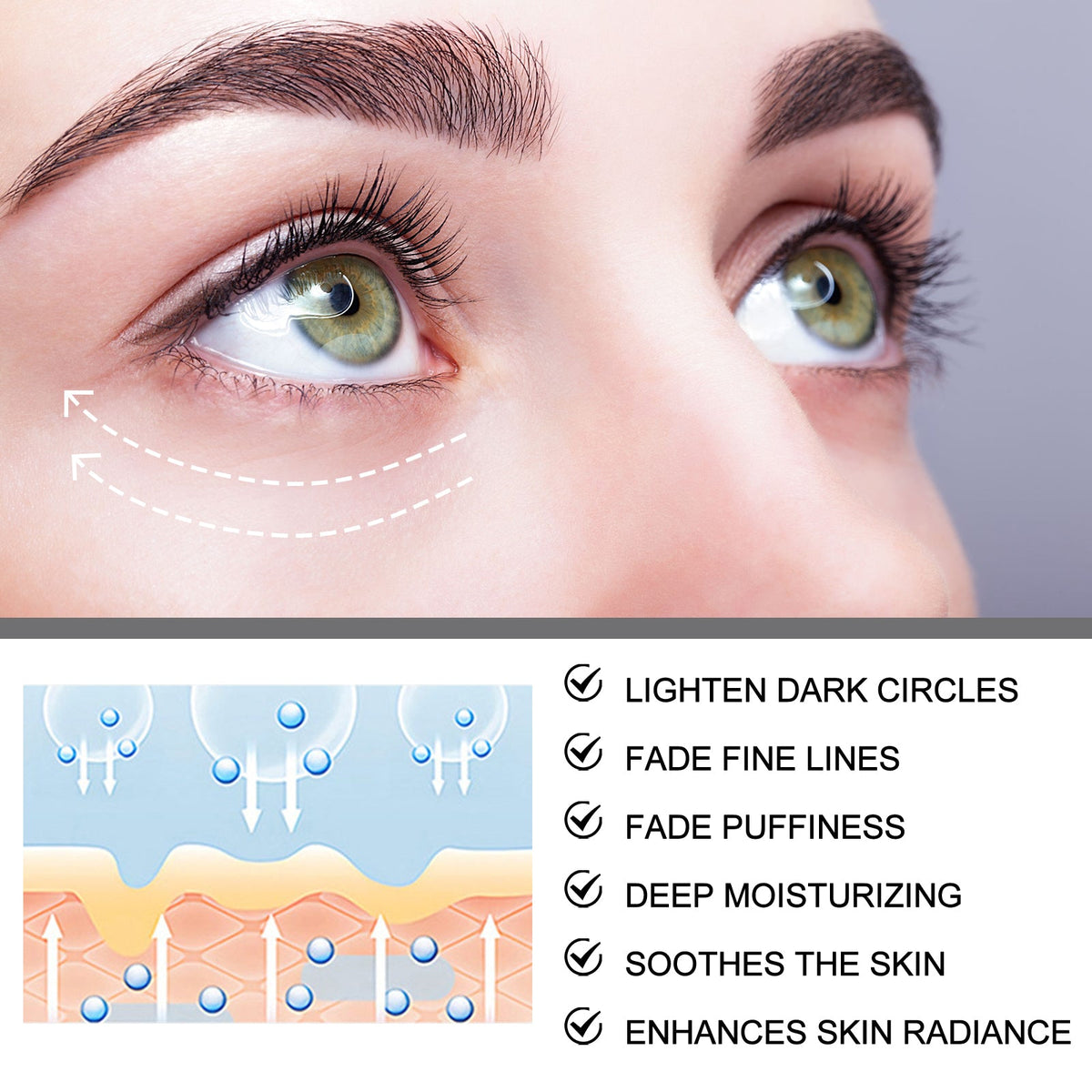 Nicotinamide Eye Cream for Dark Circles & Fine Lines