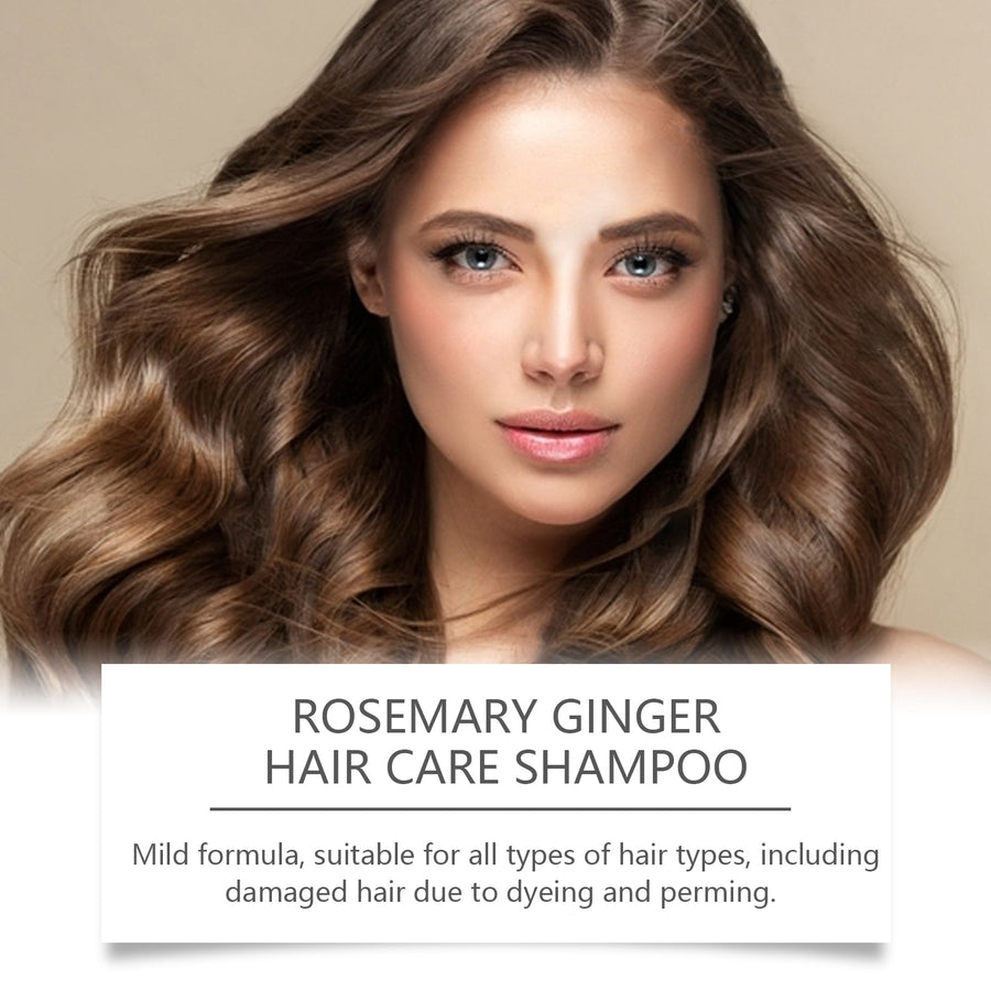 Rosemary Ginger Shampoo for Dry, Strong-Looking Hair