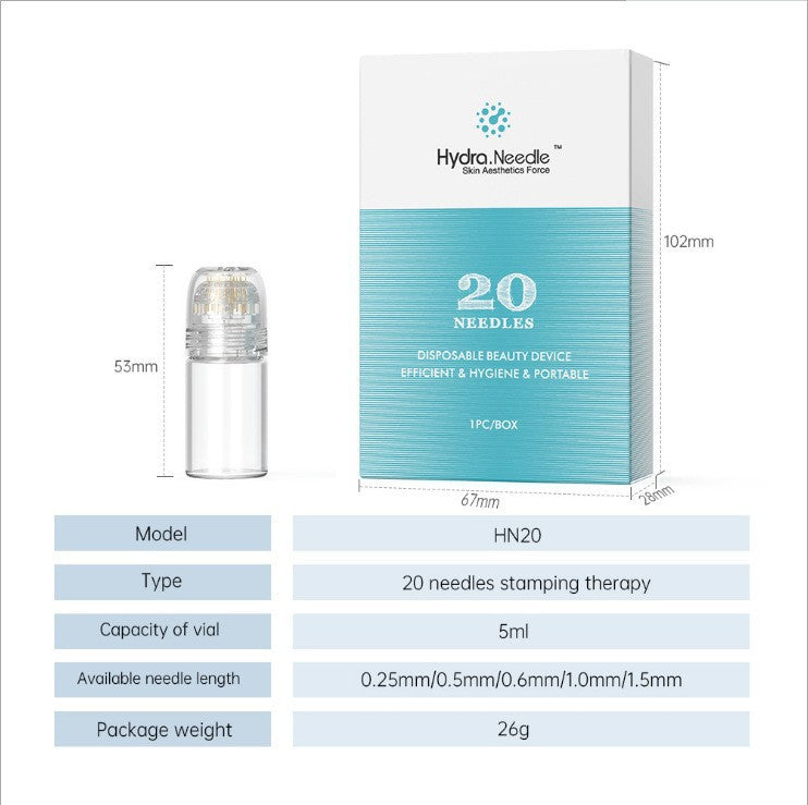 20-Pin Microneedling Stamp for Targeted Facial Skincare