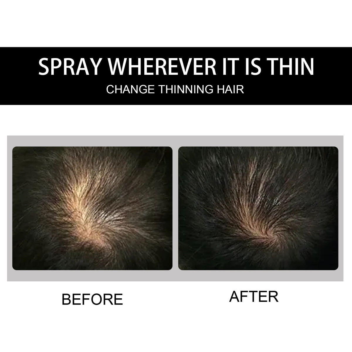 Hair Fiber Powder for Fuller-Looking Hair in 5 Seconds