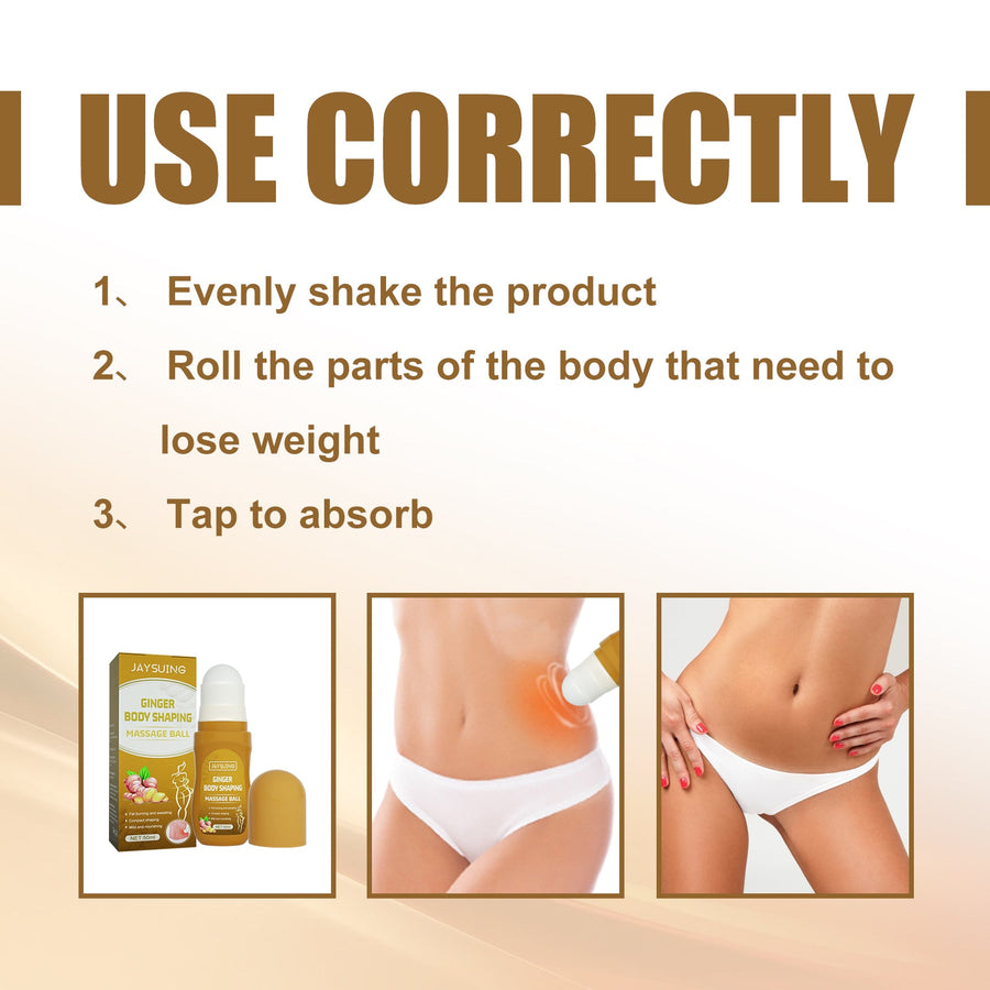 Ginger Body Massage Ball for Moisturizing Skin Care
