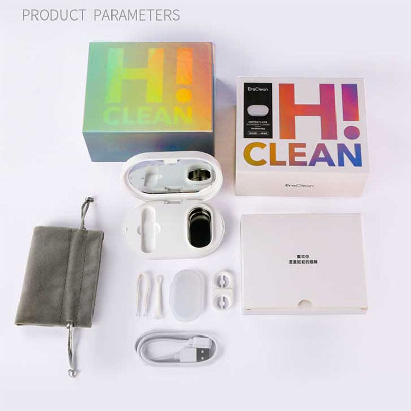 Ultrasonic Contact Lens Cleaner – Crystal-Clear Lenses in 3
