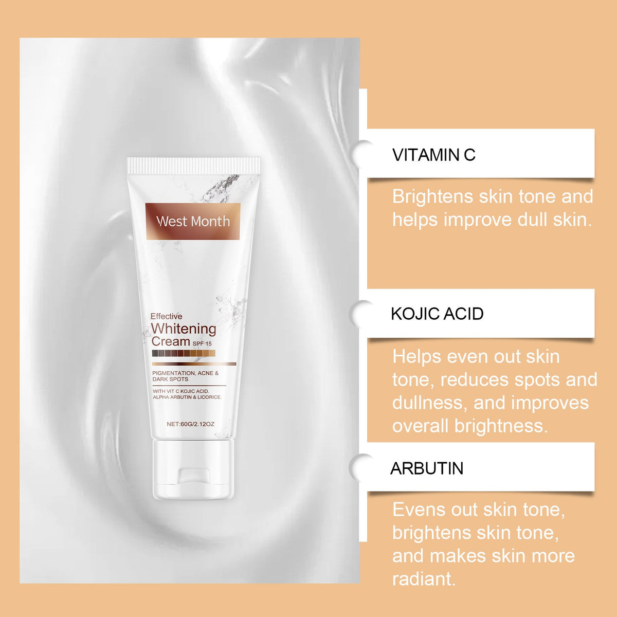 Brightening Body Cream With SPF 15 & Vitamin C