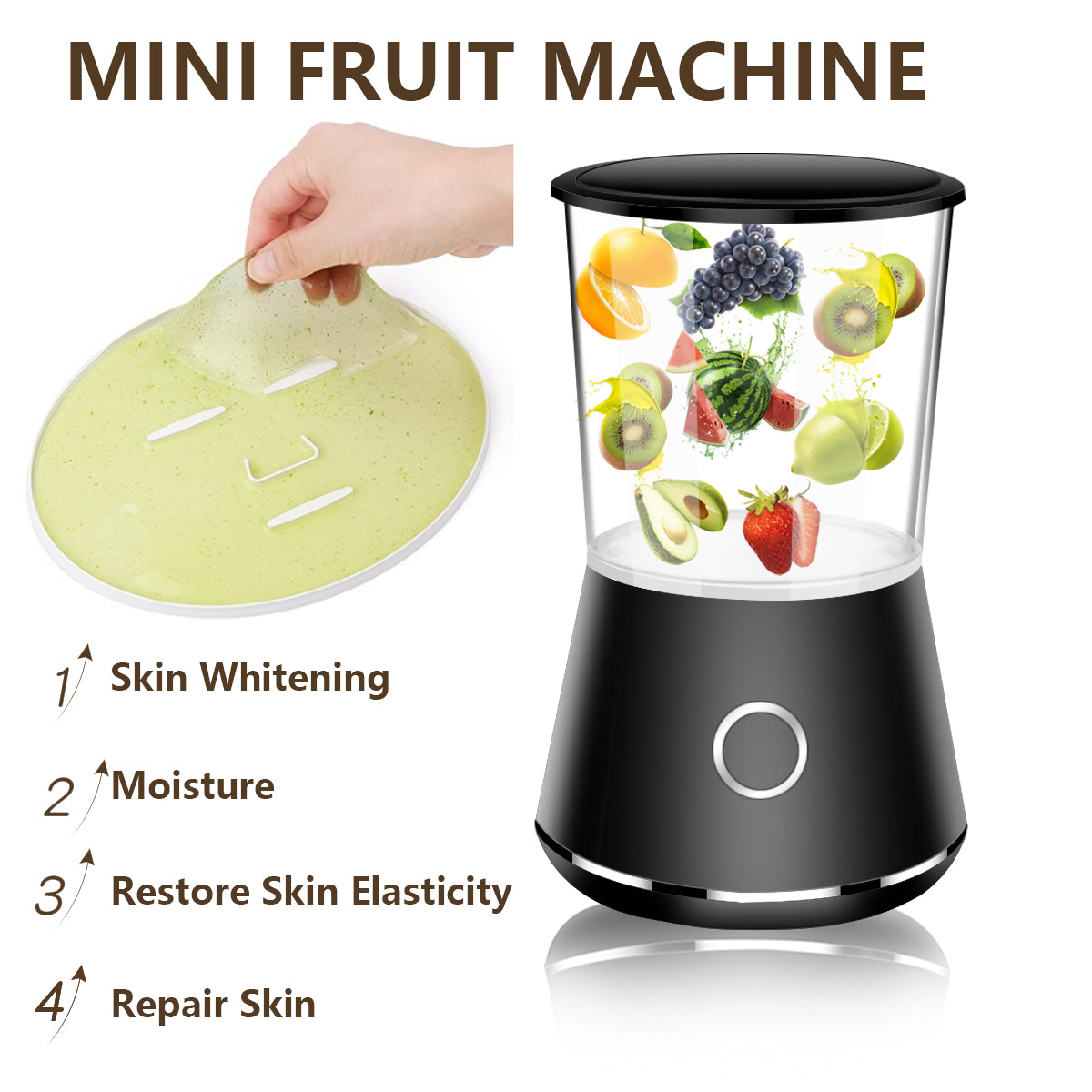 DIY Fruit Face Mask Maker — Fresh Custom Blends in 4 Minutes