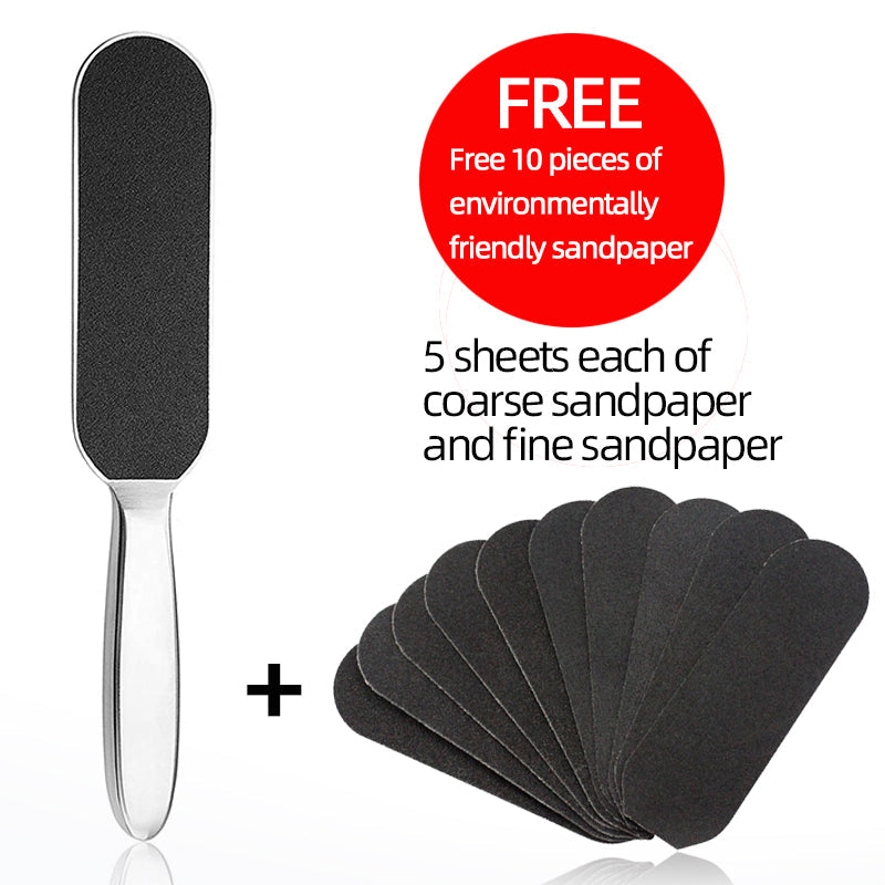 Stainless Steel Foot File — Smooth, Polished Feet at Home