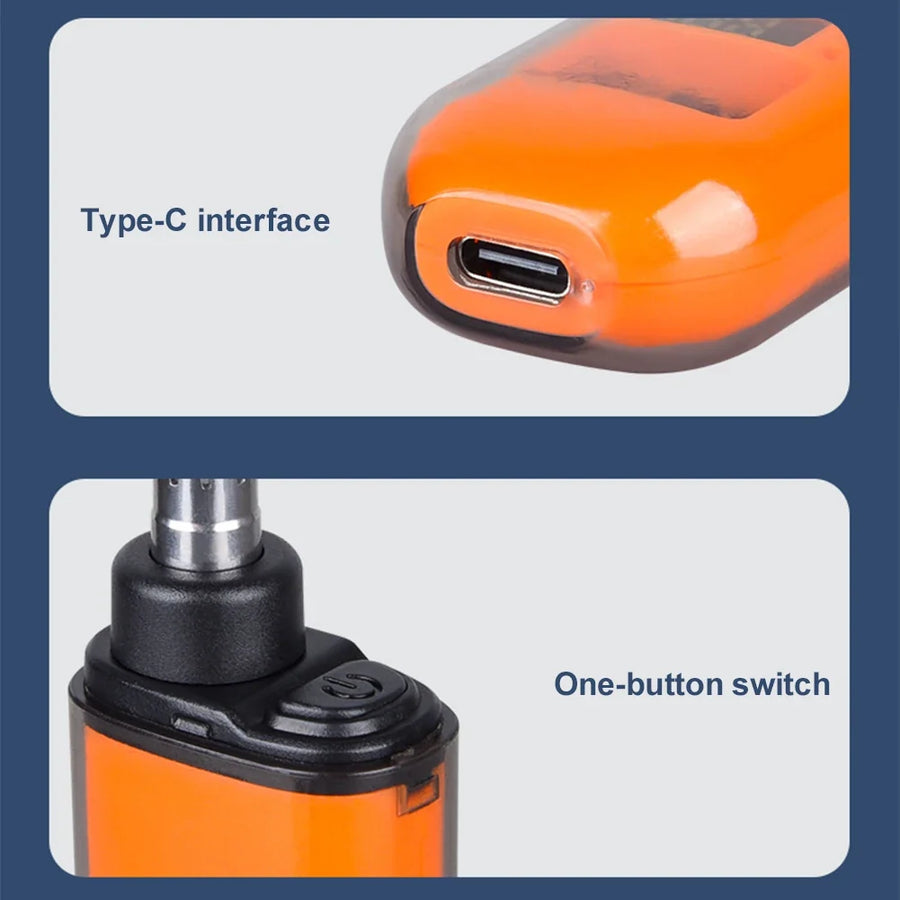 Electric Nose Hair Trimmer With USB Charging Display