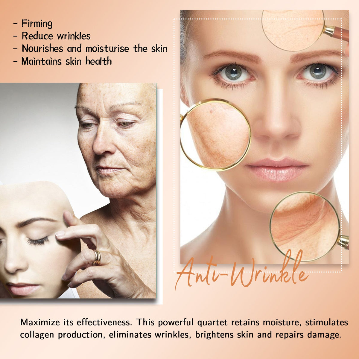 Anti-Aging Face Cream for Wrinkles, Firmness & Glow