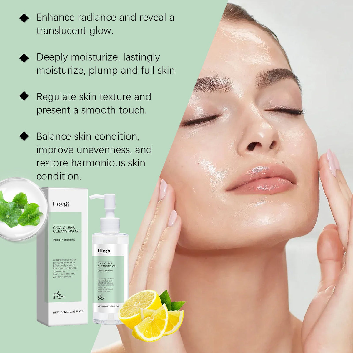 Cleansing Oil Facial Makeup Remover for Calm Skin