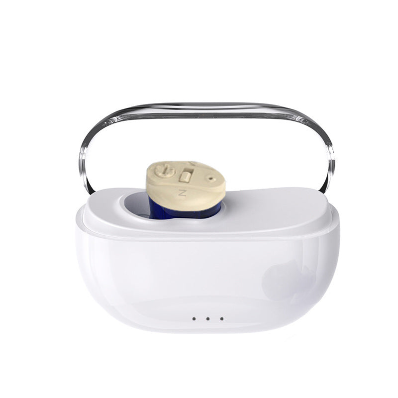 Invisible Hearing Aid — Magnetic Charging, Discreet Amplifier