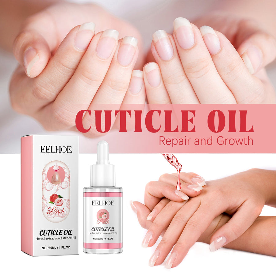Herbal Cuticle Oil for Brittle, Cracking Nails Repair
