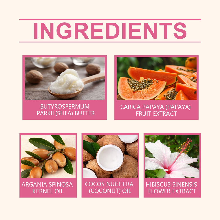 Hibiscus Body Butter for Dry, Soft, Glowing Skin Care