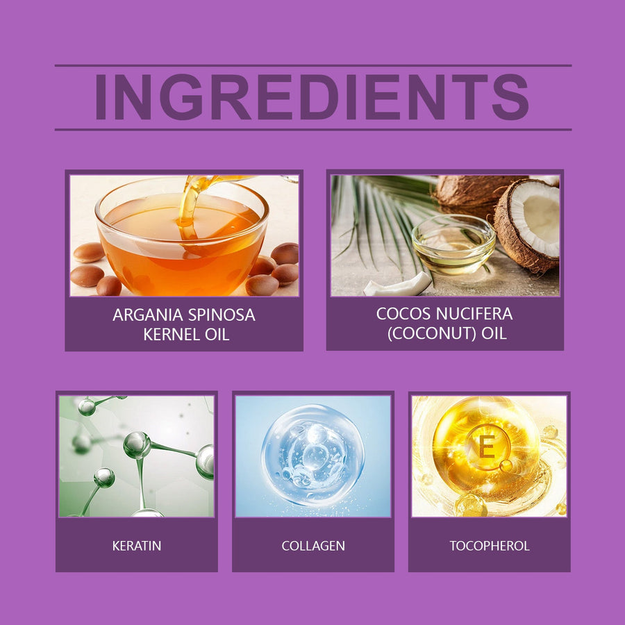 Collagen Hair Mask for Dry, Frizzy Hair and Gloss
