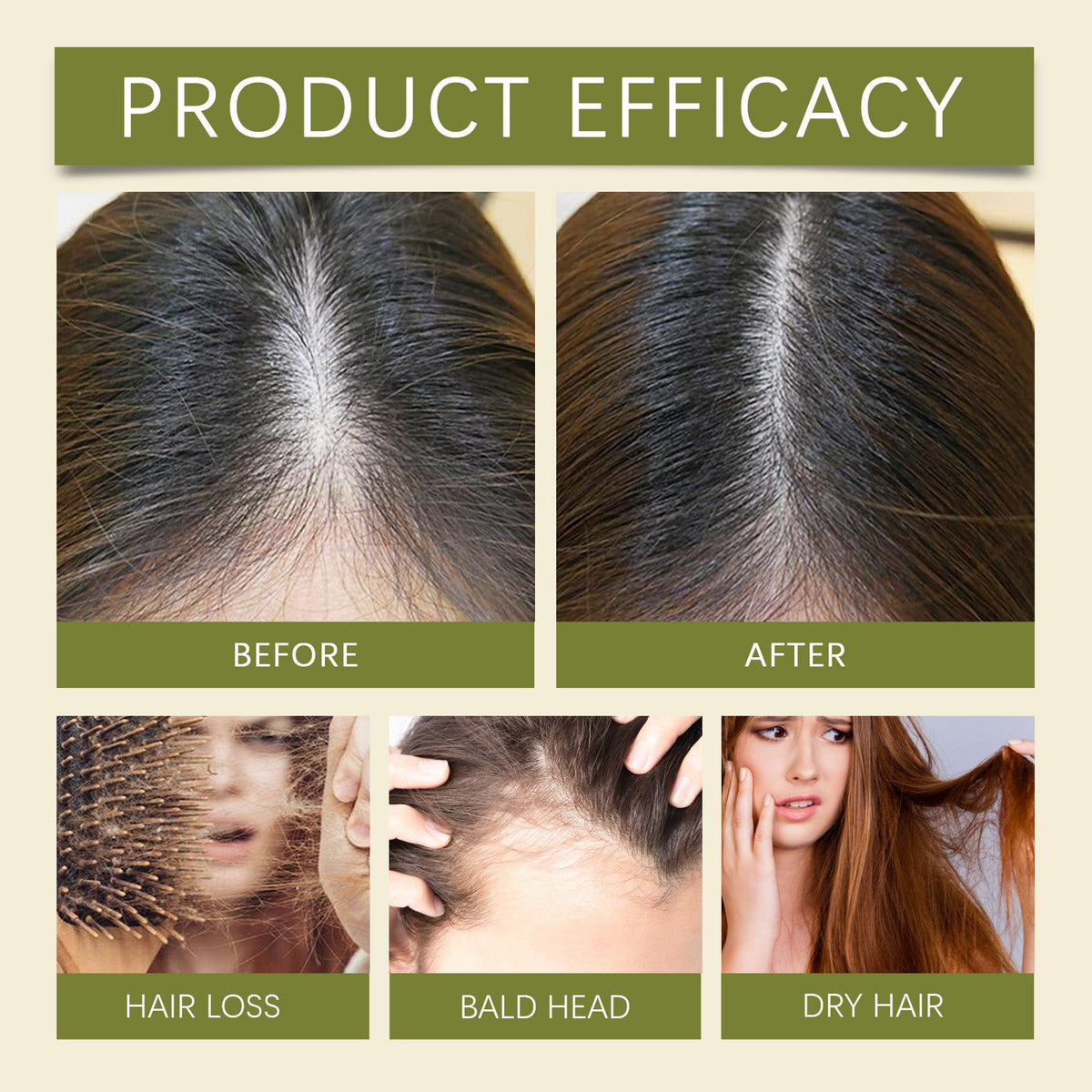 Herbal Hair Growth Oil for Thicker-Looking, Healthier Hair