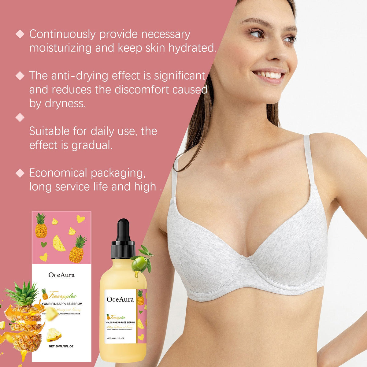 Breast Firming Essence Oil with Retinol & Vitamin E