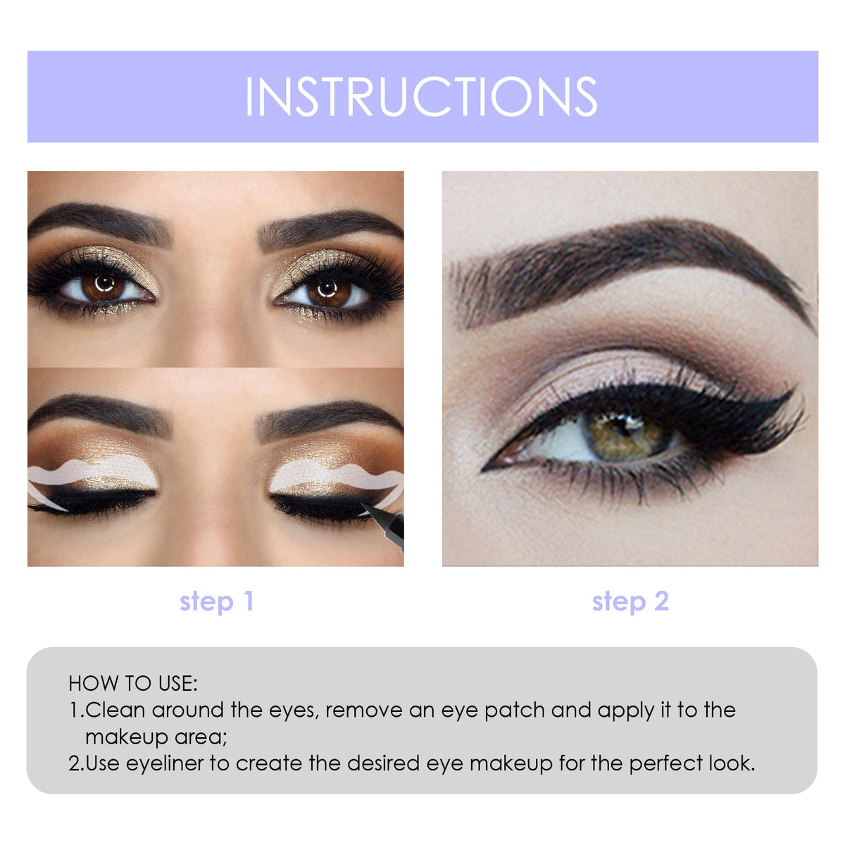 Eyeliner Stencil — Effortless Symmetrical Eyeliner, No
