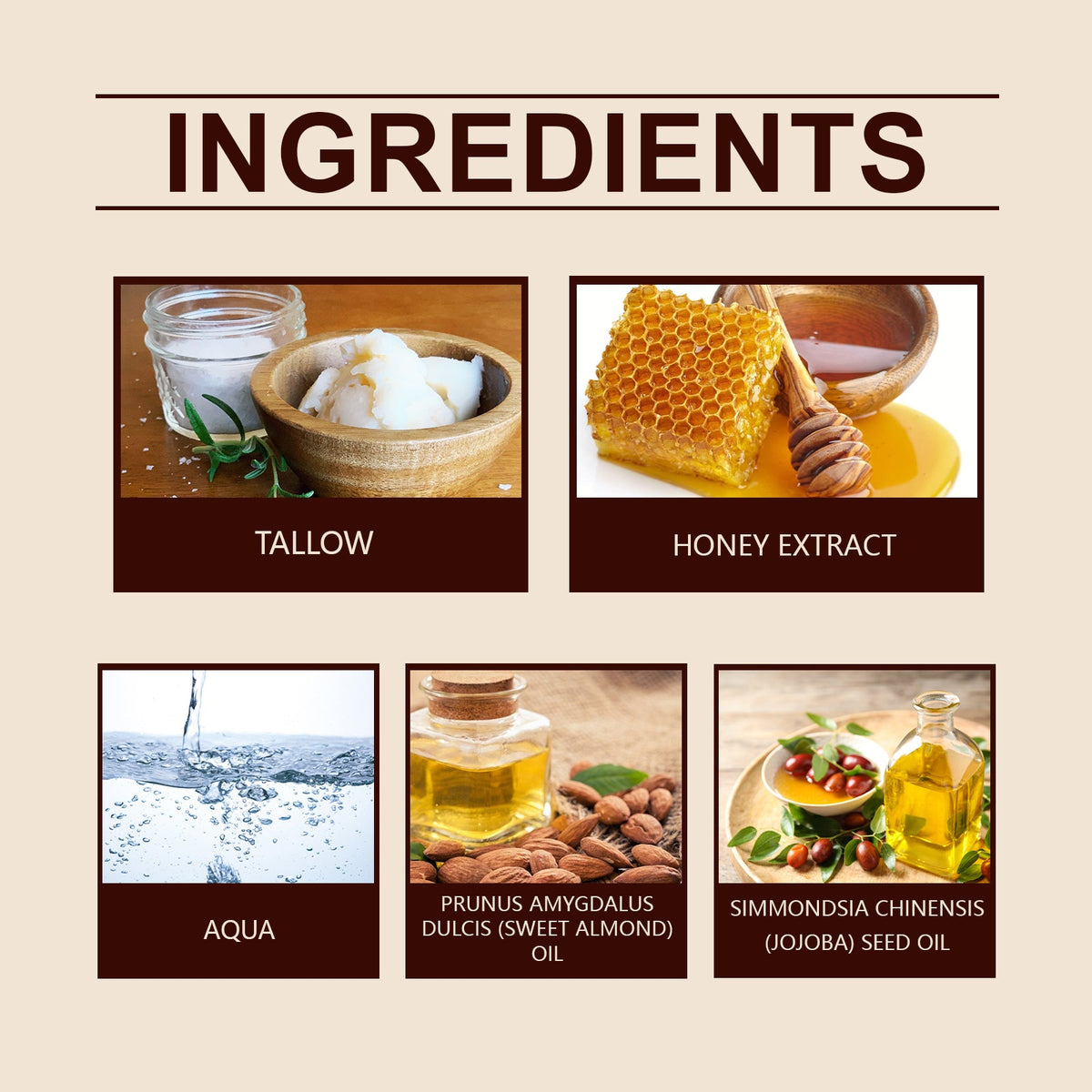 Tallow Face Cream for Dry, Irritated Skin Relief