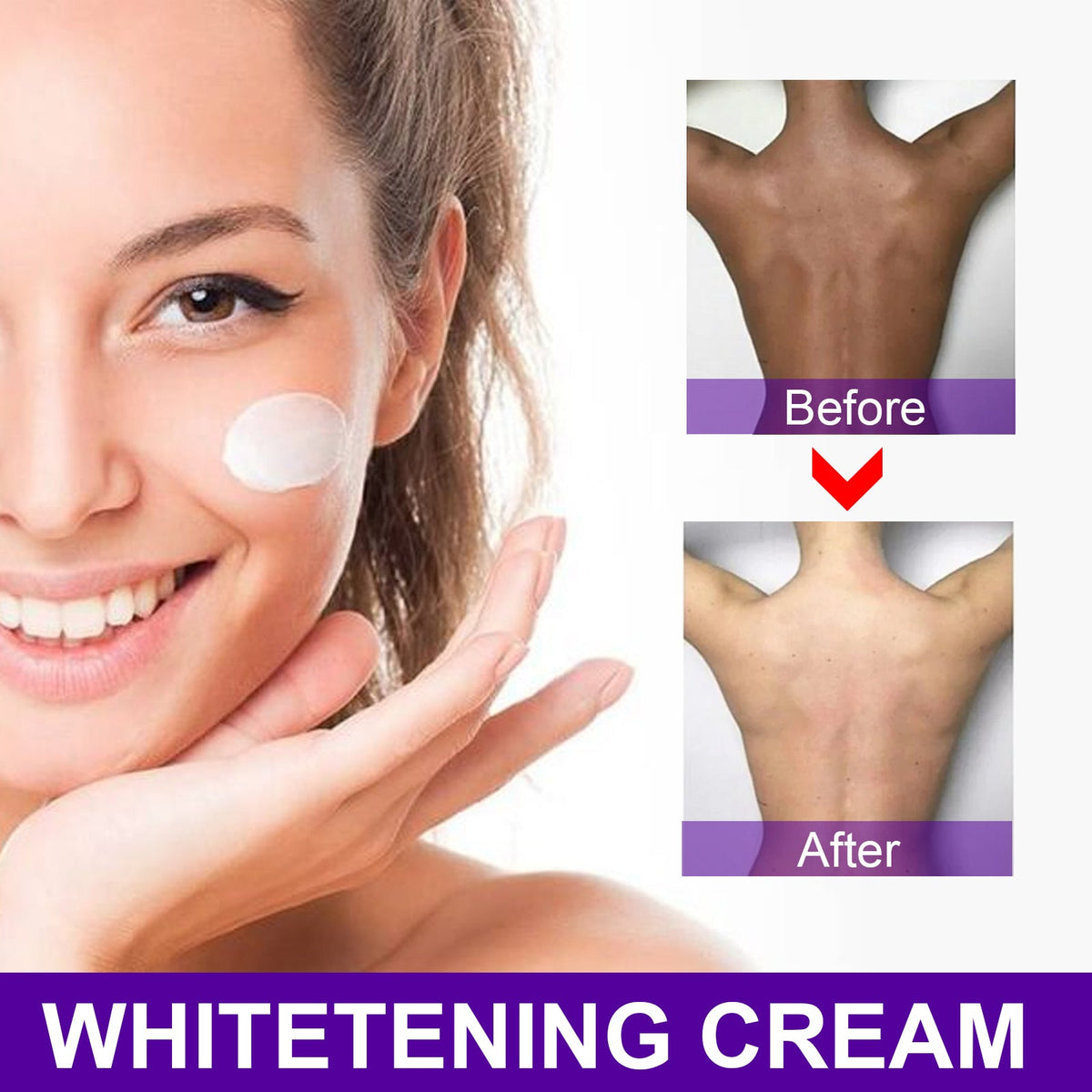 Body Brightening Cream for Dark Elbows, Knees & Underarms