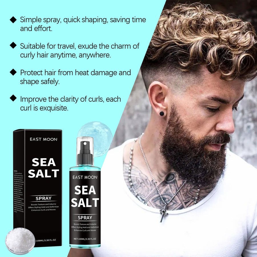 Sea Salt Curling Spray for Textured Volume and Hold