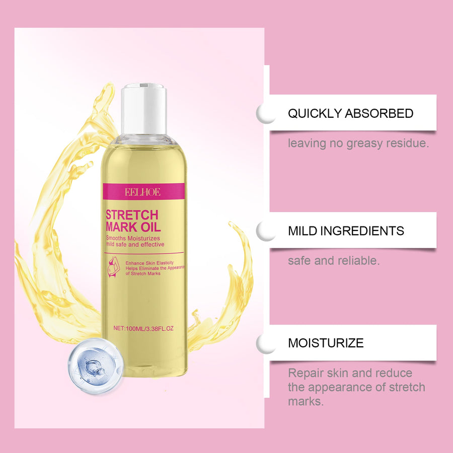 Stretch Mark Oil — Fade Marks and Restore Elasticity
