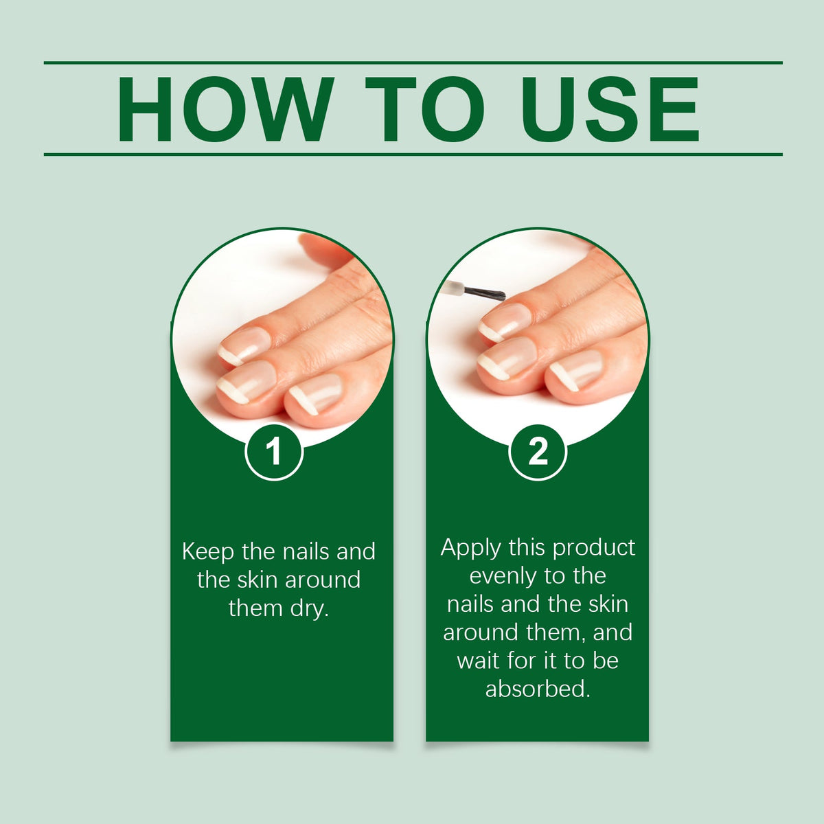 Herbal Nail Repair Solution for Discolored Brittle Nails