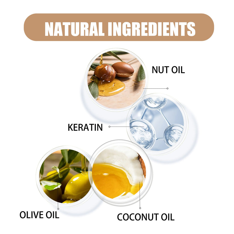Keratin Hair Mask for Smoother, Nourished-Looking Hair