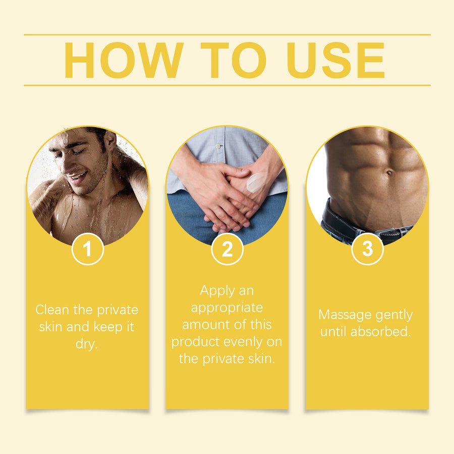 Men's Intimate Body Care Cream for Daily Freshness