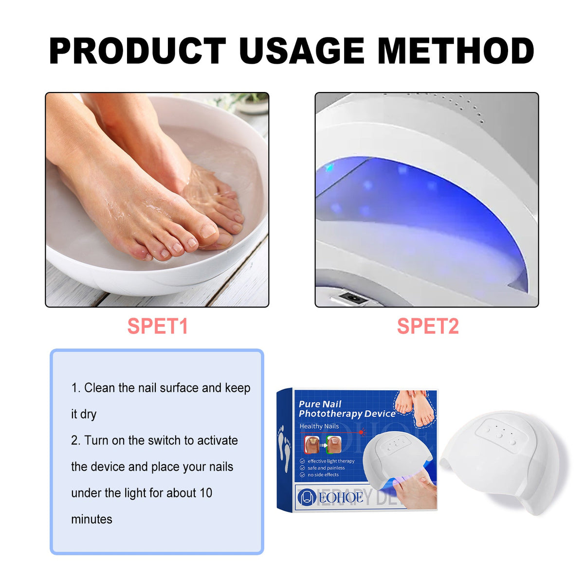 Nail Phototherapy Device — Healthier-Looking Nails at Home