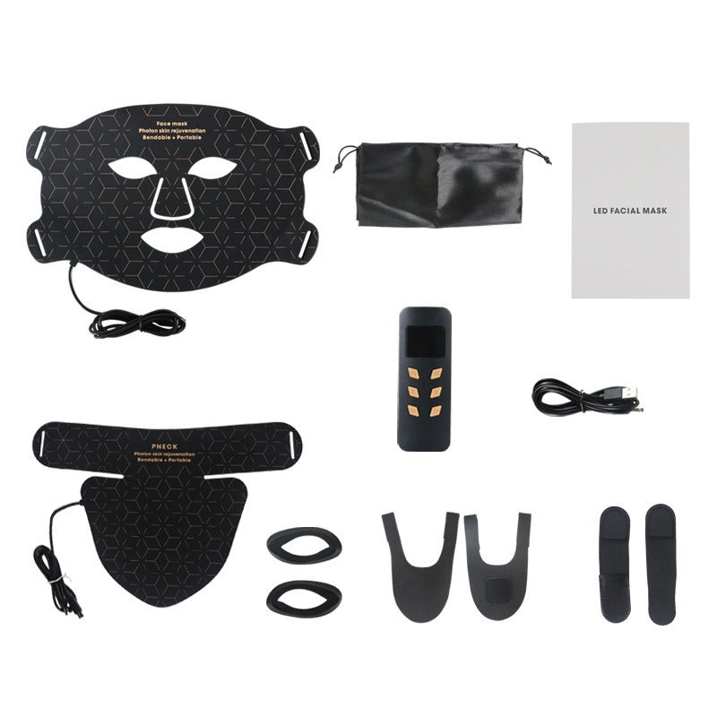 LED Light Therapy Mask for Face and Neck Rejuvenation