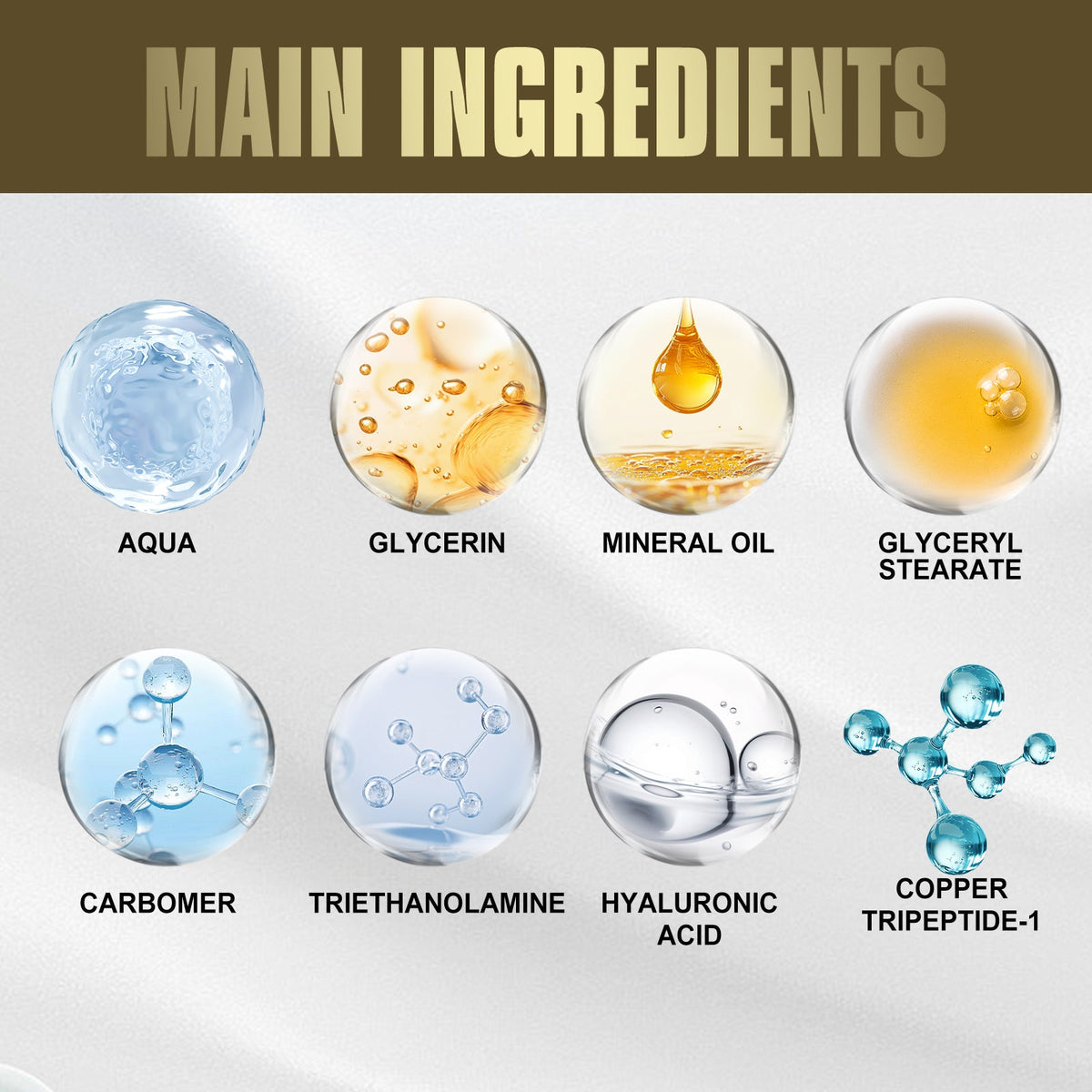 Copper Peptide Face Cream for Fine Lines & Firmness