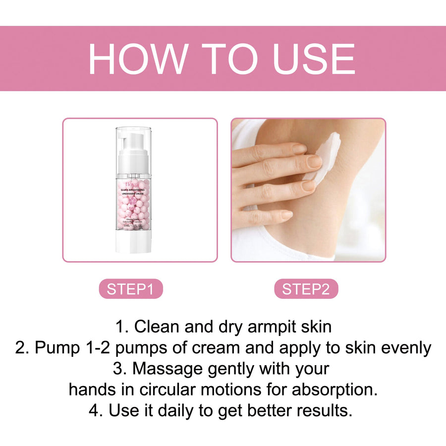 Underarm Brightening Cream for Dark, Dry-Looking Skin