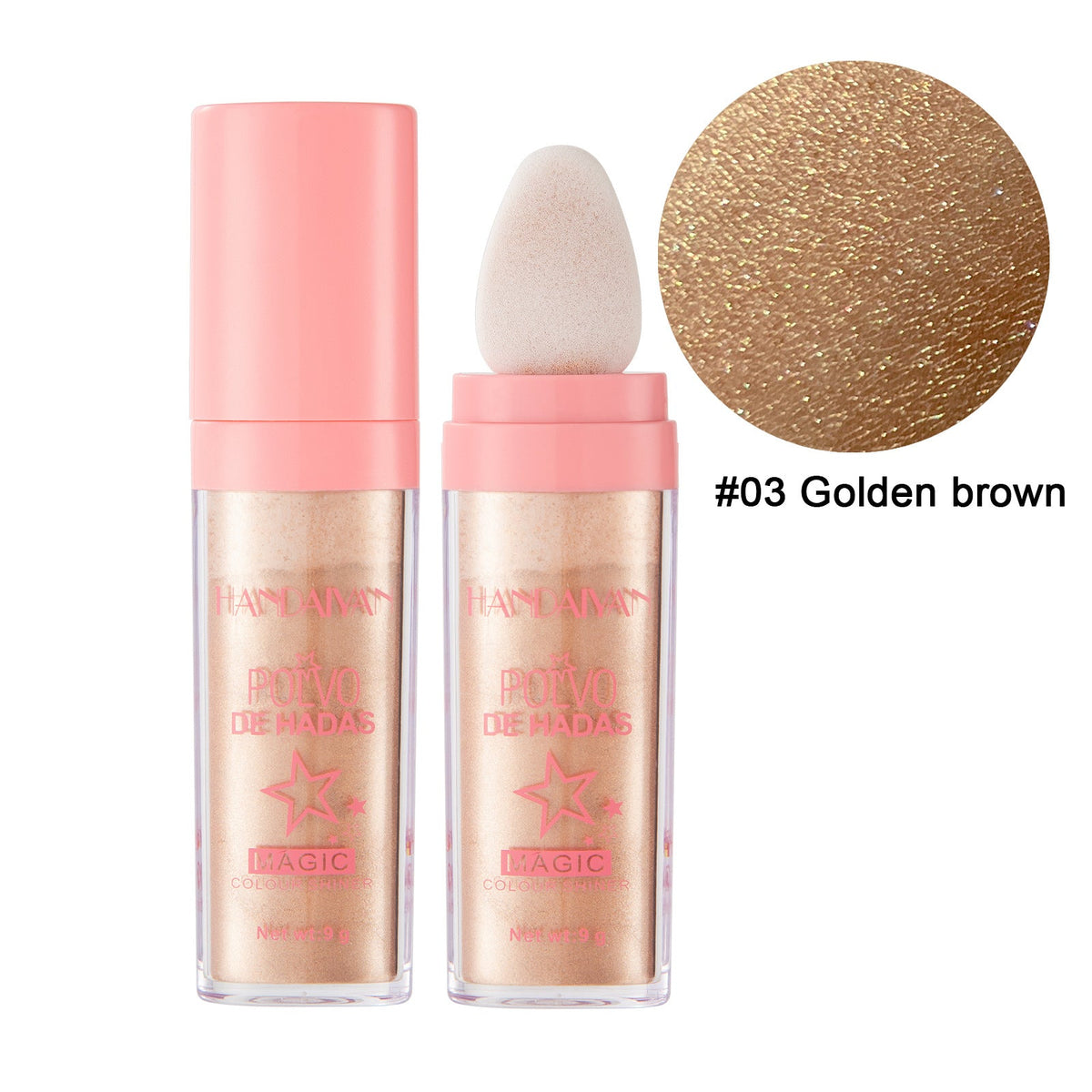 Portable Body Highlighter Powder for Luminous Shine