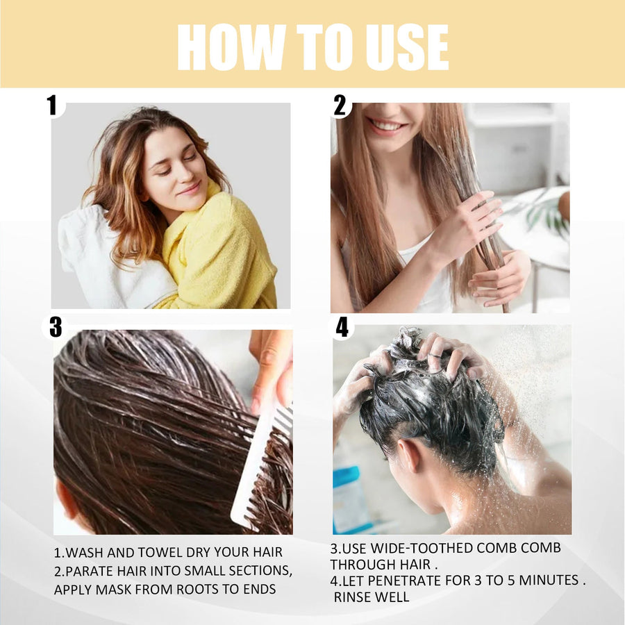 Hair Mask Conditioner for Smooth, Frizz-Free Hair Care