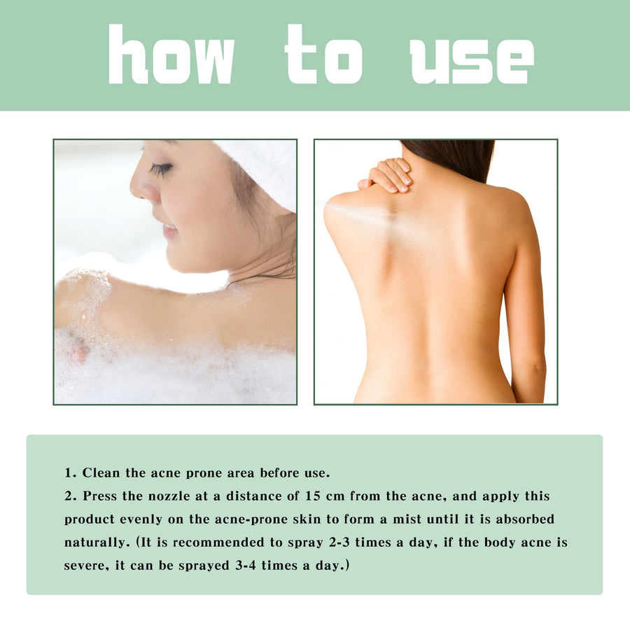 Back Acne Treatment Spray for Smoother, Calmer Skin