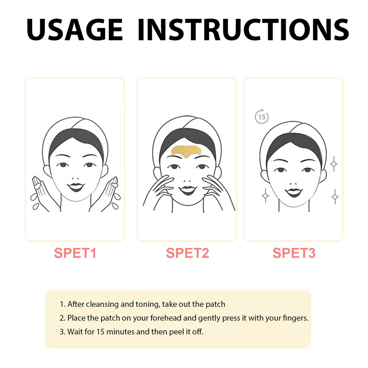 Collagen Forehead Patches for Smoother-Looking Skin