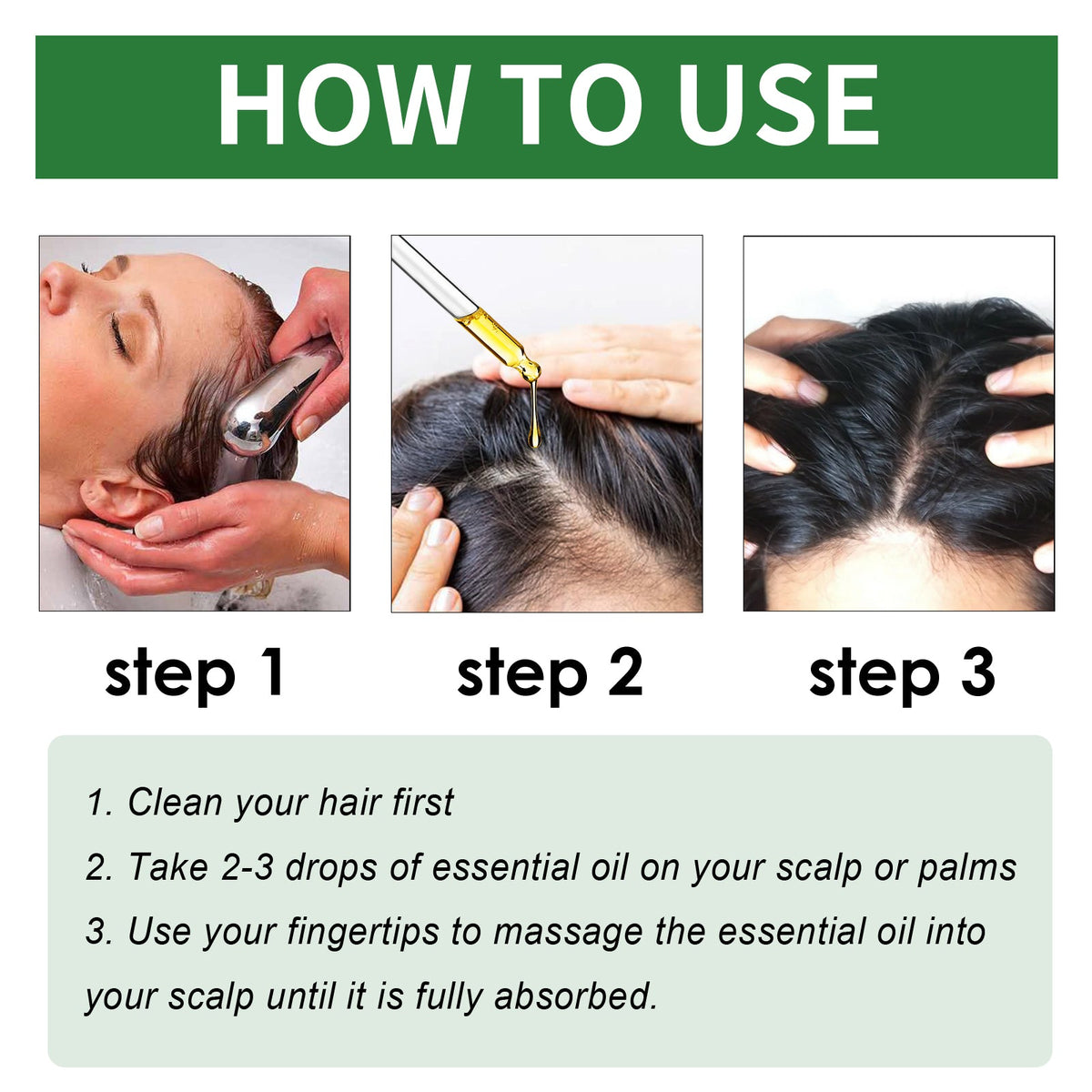 Hair Growth Oil for Thinning Hair and Dry Strands