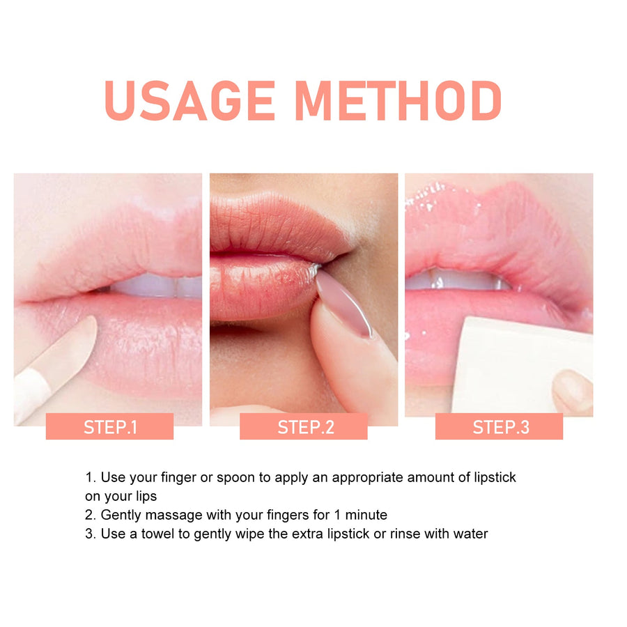 Lip Scrub for Soft, Plump Lips — EELHOE Strawberry Exfoliator
