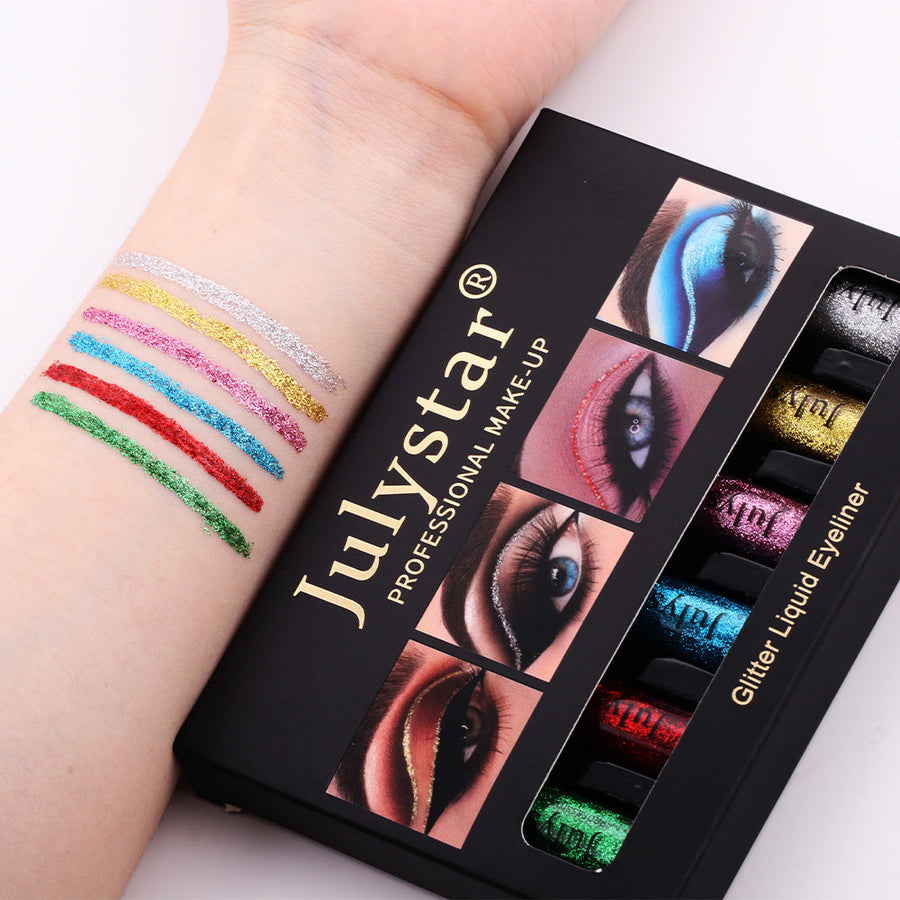 Glitter Liquid Eyeliner Set for Colorful Eye Looks