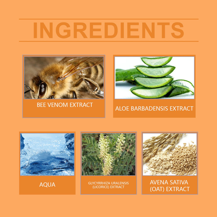 Bee Venom Cream for Itchy Red Psoriasis-Prone Skin