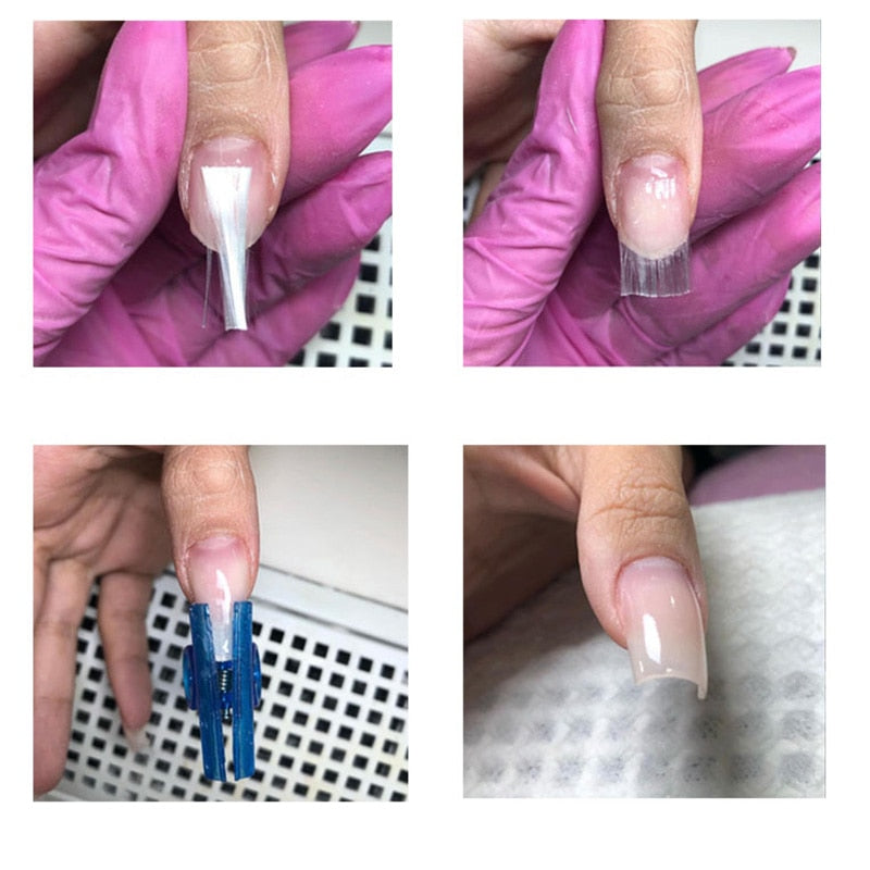 Fiberglass Nail Extension Strips — Salon-Quality Ombré