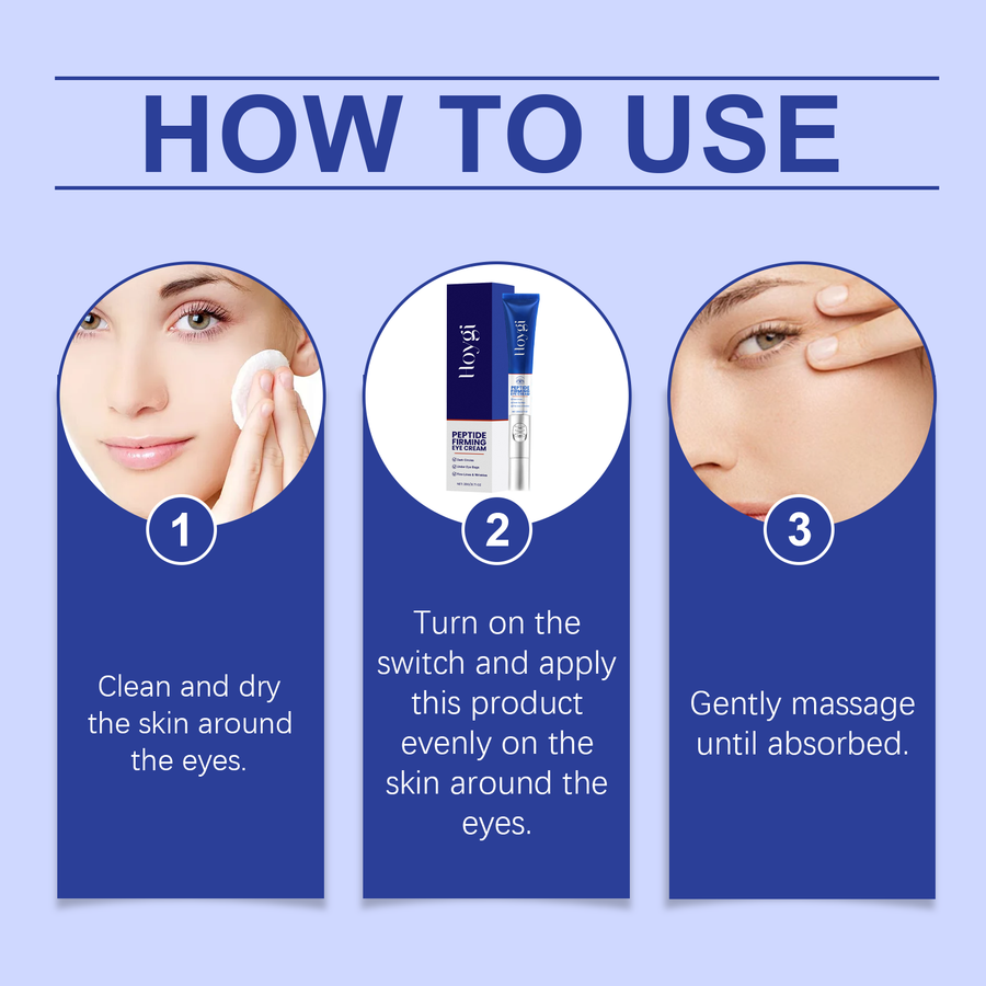 Peptide Firming Eye Cream for Brighter, Smoother Eyes