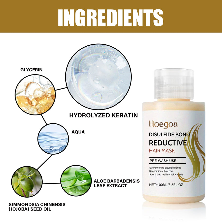 Disulfide Bond Hair Mask for Smoother, Stronger Hair