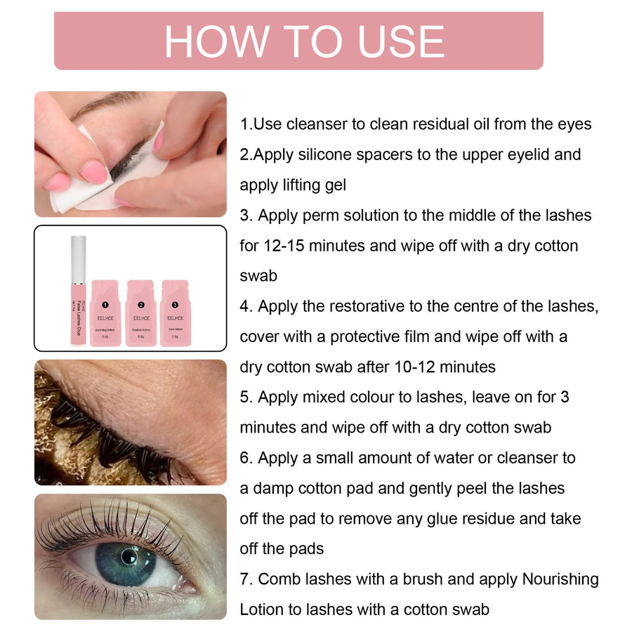 Lash Lift Kit At Home Curl Set for Straight Lashes