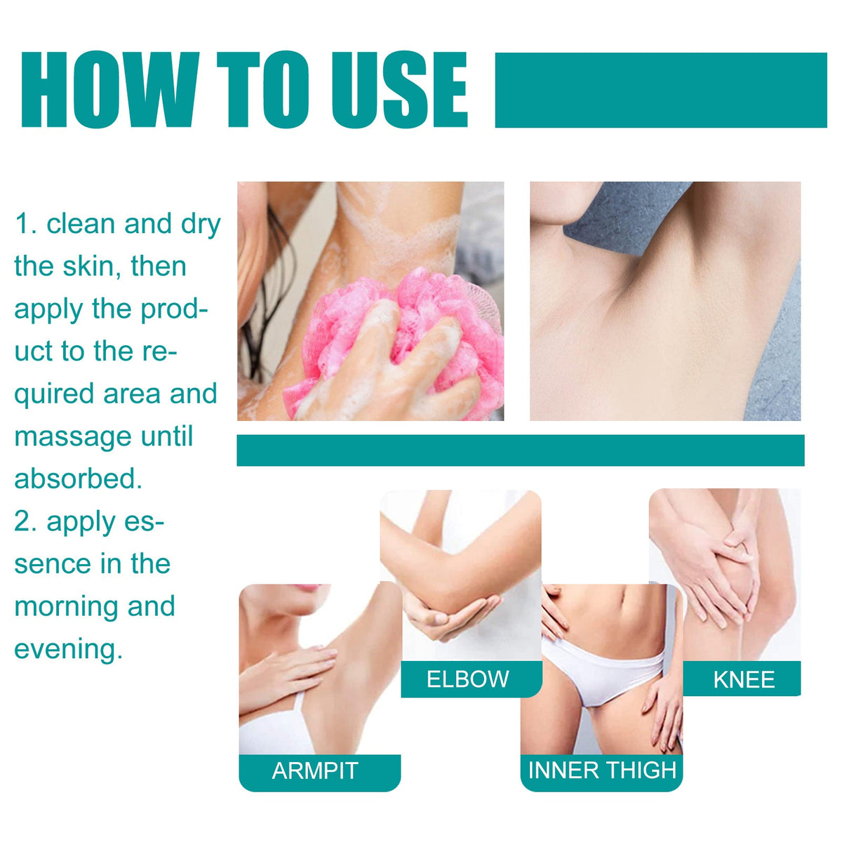 Underarm Brightening Serum for Dark Knees & Elbows