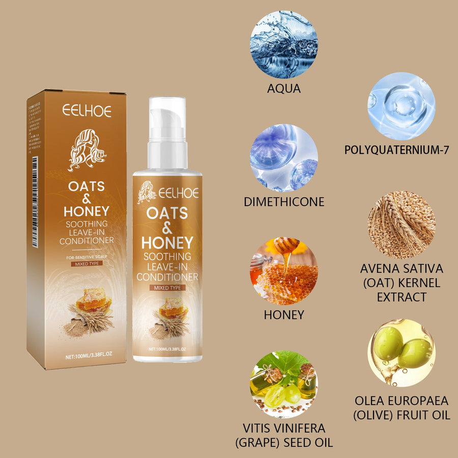 Oat And Honey Leave-In Conditioner For Smooth Hair