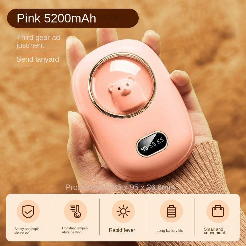 Hand Warmer Power Bank — 10000mAh, 7-Hour Heat, Astronaut
