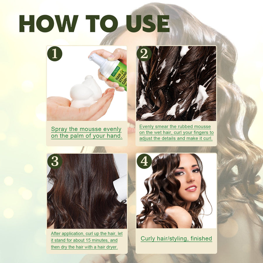 Curl Styling Mousse for Defined, Frizz-Controlled Curls