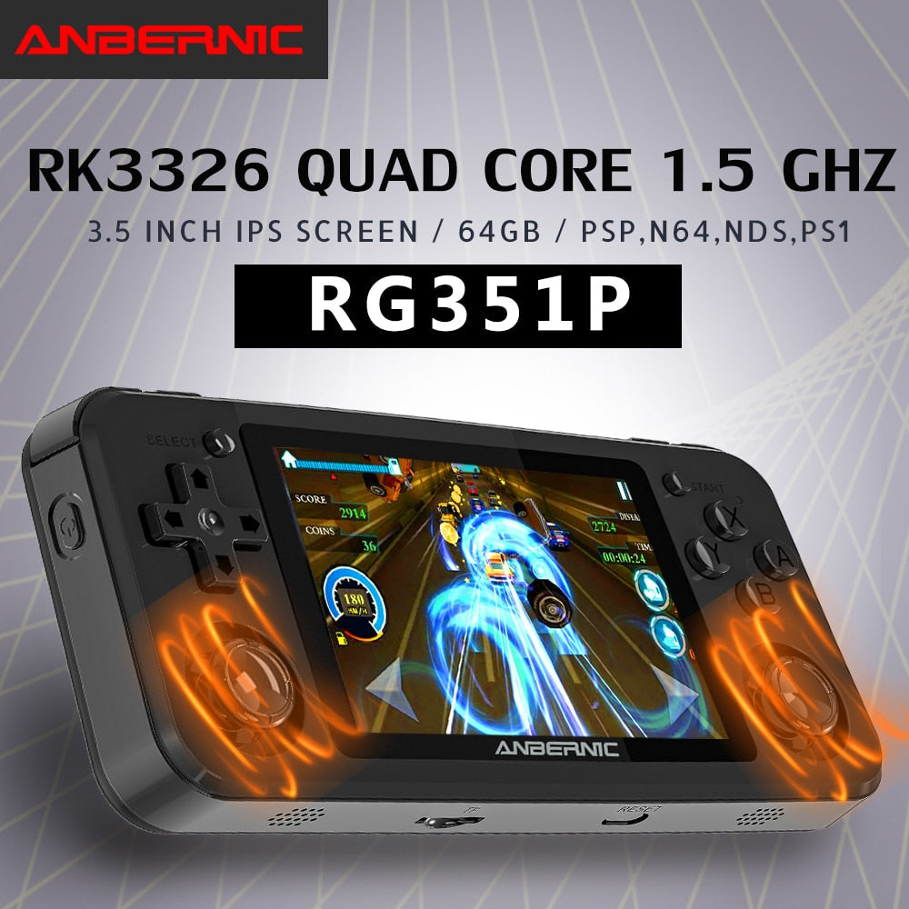 Retro Handheld Game Console — Play 2400+ Classic Games |