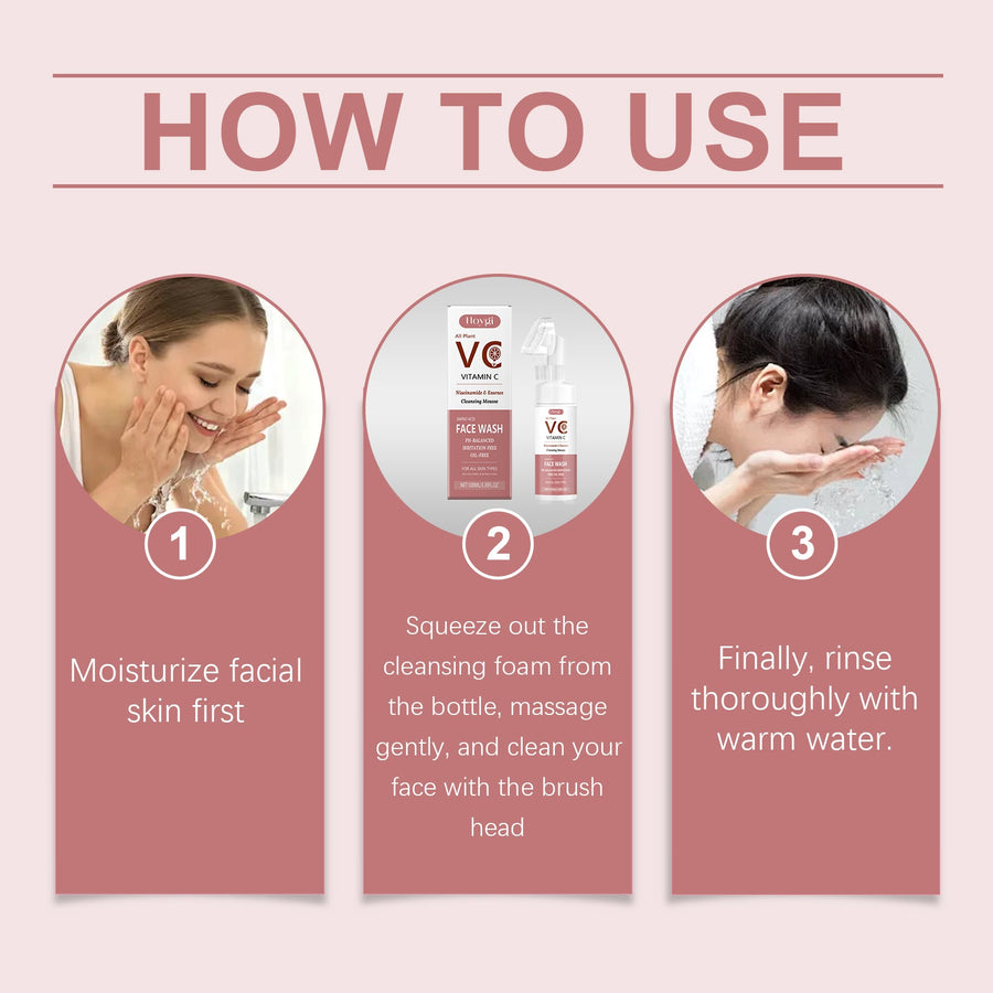 Vitamin C Facial Cleanser for Brighter, Softer Skin